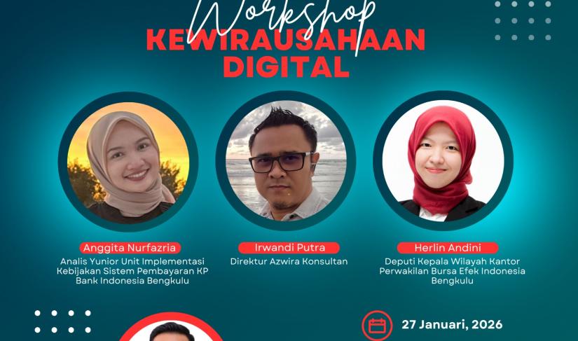 Jaringan Media Saiber Indonesia (JMSI) Provinsi Bengkulu menggelar Workshop Kewirausahaan Digital 