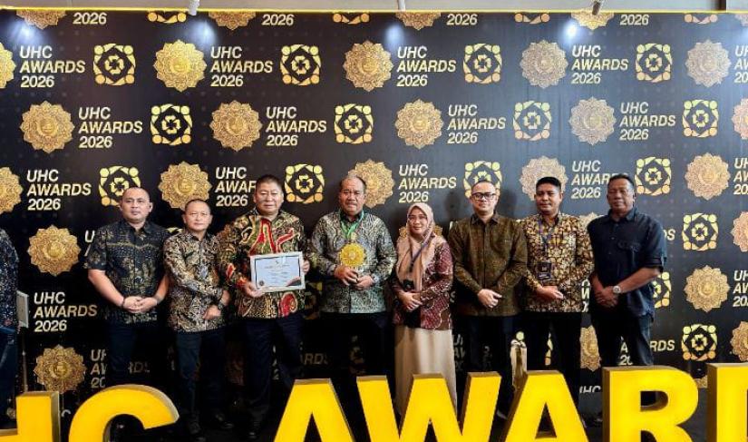 Pemerintah Kabupaten Asahan menerima Penghargaan Universal Health Coverage (UHC) Tahun 2026