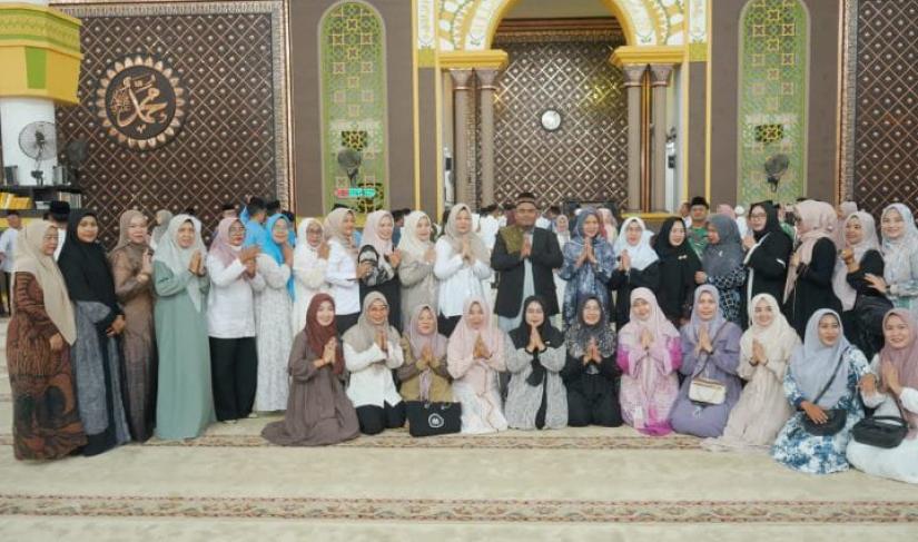 Peringatan Isra Mi’raj Nabi Muhammad SAW Tahun 1447 Hijriah/2026 Masehi di Masjid Agung H. Achmad Bakrie Kisaran, Rabu (04/02/2026).
