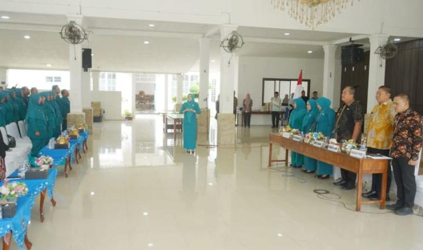 Tim Penggerak (TP) PKK Kabupaten Asahan menggelar Rapat Koordinasi Teknis (Rakornis), Kamis 12 Februari 2026