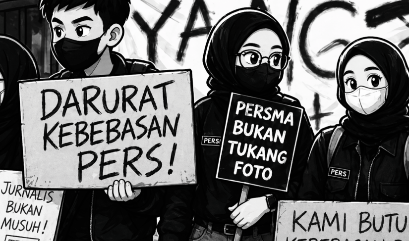 Ilustrasi kebebasan pers