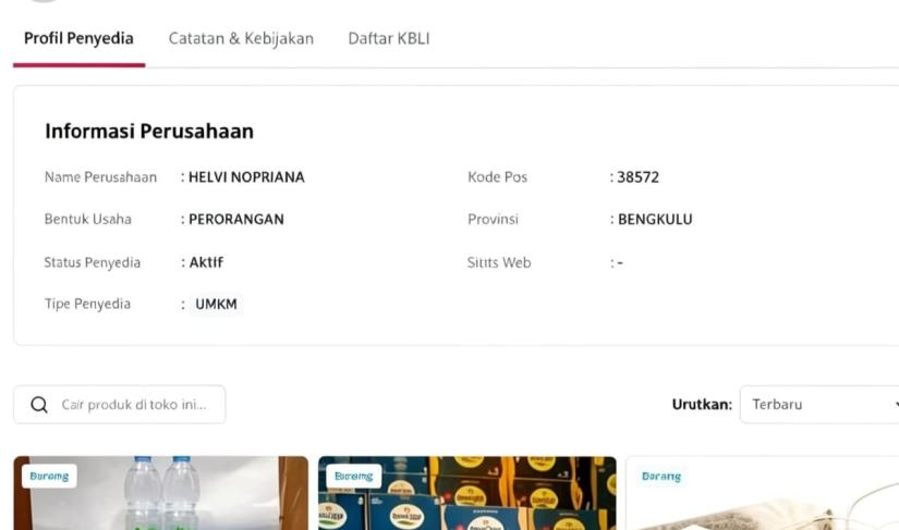 E- Katalog LKPP