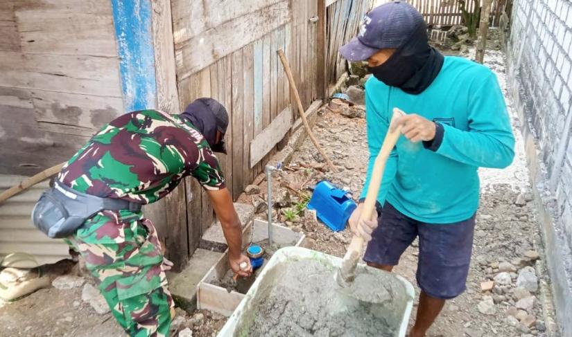 Salah satu sasaran fisik yang saat ini dikerjakan adalah pemasangan jaringan distribusi air bersih di Dusun Bekatul, Desa Kesongo, Kecamatan Kedungadem, Jumat (31/7/2026).