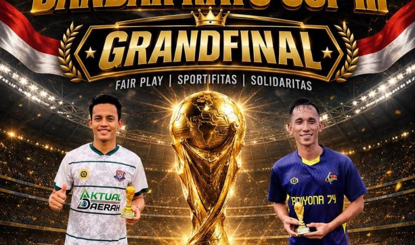 Partai final turnamen akbar Bandar Ratu Cup 3 Tahun 2026 yang mempertemukan kesebelasan HWBR Vs Ponlu FC