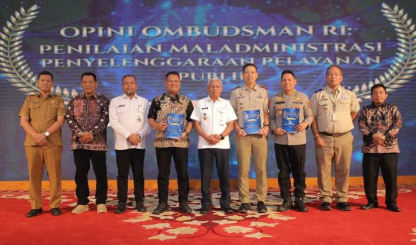 Pemerintah Kabupaten Asahan menerima Opini Ombudsman RI atas Penilaian Maladministrasi Penyelenggaraan Pelayanan Publik Tahun 2025.