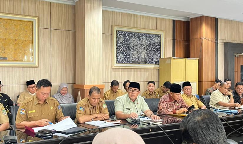 Rapat Koordinasi Terhadap Dukungan Proses Verifikasi Calon Penerima Bantuan Stimulan Perumahan Swadaya (BSPS) Provinsi Bengkulu Tahun Anggaran 2026.