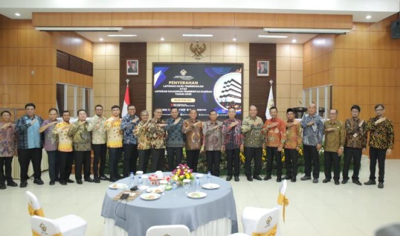 WTP untuk kesepuluh kalinya dari BPK RI Perwakilan Sumatera Utara. Penyerahan LHP LKPD 2025 digelar di Aula BPK RI Perwakilan Sumut, Jumat 29/5/2026.