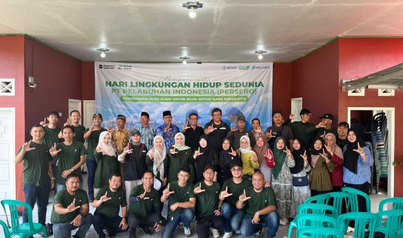 Pelindo Regional 2 Bengkulu Raih Apresiasi MAPEL pada Hari Lingkungan Hidup Sedunia Lewat Gerakan Penghijauan Foto/Dok: