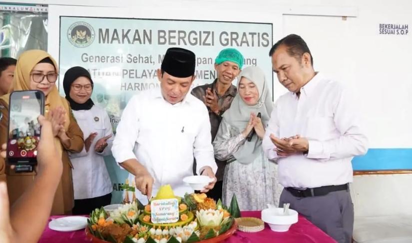 Satuan Pelayanan Pemenuhan Gizi (SPPG) Harmoni Swara Cita resmi beroperasi di Kota Bengkulu.