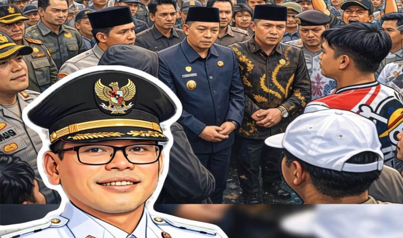 Demo menuntut kejelasan status dan pengangkatan sebagai PPPK paruh waktu, Senen (19/1/2026).