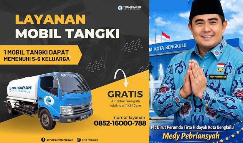 Plt. Dirut Perumda Tirta Hidayah, Medy Pebriansyah