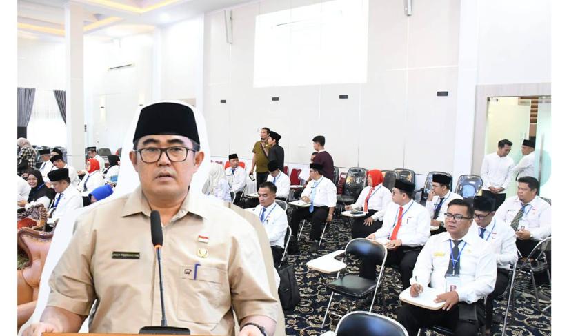 Penjabat (Pj) Sekretaris Daerah Kota Bengkulu Medy Pebriansyah, didampingi Kepala BKPSDM Kota Bengkulu Achrawi  resmi memulai tahapan seleksi terbuka Jabatan Pimpinan Tinggi (JPT) Pratama, Selasa (10/3/2026).
