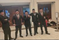 Dilantik KPU RI, Ini Pimpinan Komisioner KPU Mukomuko Terpilih