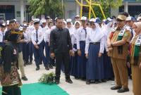 Apel Gabungan di Satuan Pendidikan di Kota Bengkulu.