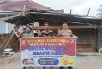 Babinkamtibmas Berikan Sosialisasi Saber Pungli Kepada Warga Kecamatan Giri Mulya