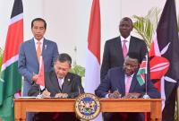 Penandatangan Pemerintah Republik Indonesia dengan Negara Kenya Gunas Kesepakatan Kerjasama Perkuat Sektor Energi