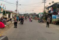 Polsek Kaur Pastikan Kodisi Kamtibmas di Pasar Simpang Tiga Terpantau Aman Terkendali