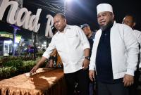 Sejarah Baru, Walikota Resmi Ubah Simpang 4 Padang Harapan Jadi Bundaran Achmad Rusli