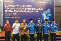 kegiatan Capacity Building TP2DD  se-Provinsi Bengkulu tahun 2023, di Hotel ternama Kota Bengkulu, Rabu (17/5).