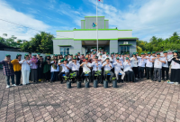 Apel Siaga Sensus Pertanian (ST) 2023, kegiatan di halaman kantor BPS Kabupaten Bengkulu Selatan, Rabu (31/5/23).