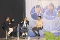 Dempo Xler saat Diskusi Gelaran Cerdas Memilih Bersama LPP Rri 