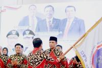 Ketua DPP IKA UII Prof. Dr. H.M. Syarifuddin, SH, MH resmikan Sekretariat DPW IKA UII Bengkulu, Selasa (06/06/2023).