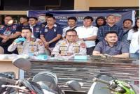 Konferensi pers Ops Musang Nala II Polresta Bengkulu.