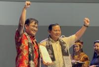 Budiman Sudjatmiko deklarasikan diri mendukung Prabowo Subianto.