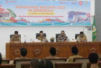 Sosialisasi Bahaya Korupsi pada Roadshow Bus KPK, Selasa (29/8/23).