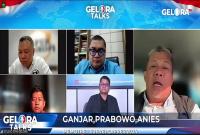 Gelora Talks "Ganjar, Prabowo, Anies"