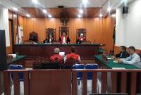 Sidang perkara konflik agraria diatas Eks-HGU PT BBS, kemarin.