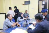 Koordinasi antara Kanwil Kemenkumham Bengkulu dengan Brimobda.