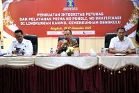 Kemenkumham Bengkulu Perkuat Langkah Pencegahan Pungli dan Gratifikasi.