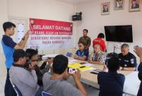 Konferensi pers pengungkapan kasus narkoba Polda Bengkulu, Jumat (17/11/23).