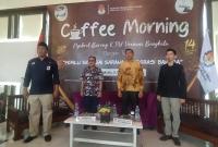 Coffee Morning KPU Provinsi Bengkulu.