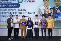 Diseminasi hasil program peningkatan kompetensi guru dan tenaga pendidik di Bengkulu.