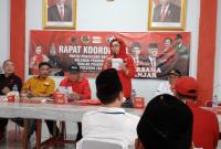 Rakor persiapan penyambutan kunjungan Capres Ganjar Pranowo.