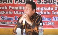 Ketua DPRD Bengkulu Ihsan Fajri