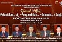 Anggota KPU Bengkulu Periode 2023-2028 Foto/Dok