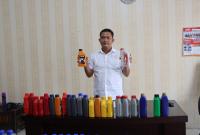 Polres Kepahiang Amankan Ribuan Botol Oli Palsu