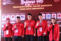 PDIP Kota Bengkulu Daftar Ke KPU Foto/Dok