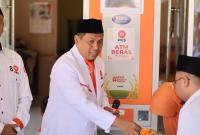 Moment HUT RI Ke 78, PKS Bengkulu Launching ATM Beras