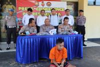 Dermansyah (31) Terduga pelaku Pembunuhan Adik Kandung, warga Desa Nanti Agung Kecamatan Semidang Alas Kabupaten Seluma.