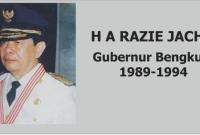 A. Razie Jachya, Mantan Gubernur Bengkulu periode 1989 – 1994 tutup usia pada Rabu pagi (3/5) sekitar pukul 08.00 WIB di kediamannya yang berada di jalan Musi No. 18 Kelurahan Padang Harapan.
