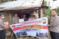 Polsek Sindang Kelingi Distribusi Bantuan Kemanusiaan di Rejang Lebong untuk Meringankan Beban Masyarakat