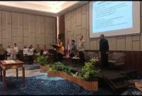 Pembukaan acara Deklarasi kesepakatan bersama untuk menangkal berita hoax, ujaran kebencian dan isu sara yang memecah belah persatuan dan kesatuan serta fokus group discusion (FGD), Kamis (15/6/23).
