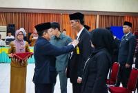 Pelatihan PKA angkatan VI di aula Badan Pengembangan Sumber Daya Manusia (BPSDM) Provinsi Bengkulu, Selasa (25/7/23).