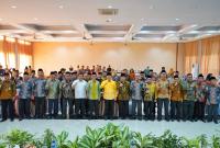 Rakorda Forum Kerukunan Umat Beragama se-Provinsi Bengkulu di Grage Hotel Bengkulu, Kamis (24/8/23).