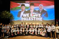 Dialog Keumatan untuk Solidaritas Palestina dengan tema 'We Love Palestine' di Djakarta Teater, Kamis (9/11/2023).