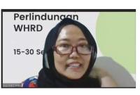 Susi Handayani, Direktur Yayasan PUPA Bengkulu dalam PeringatanKampanye 16 Hari Anti Kekerasan Terhadap Perempuan